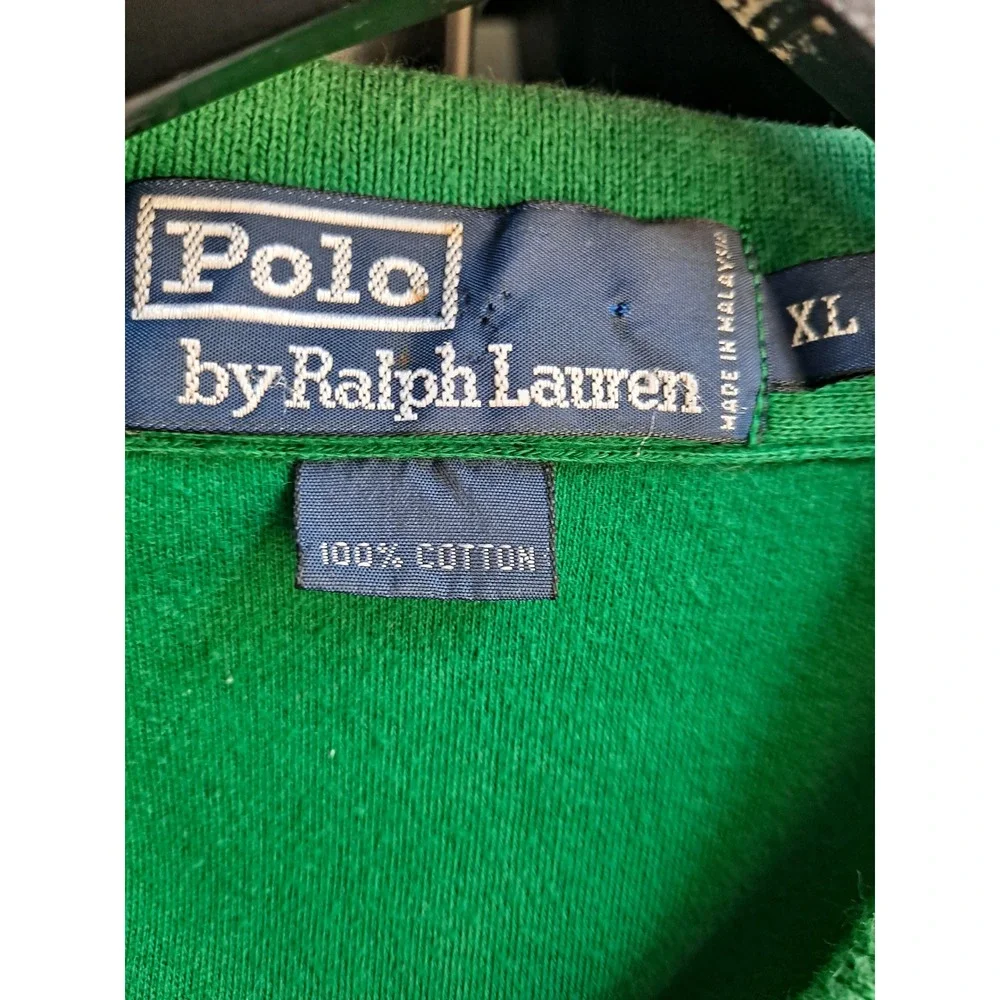 Polo Ralph Lauren Men's Green Short‎ Sleeve Polo Shirt Classic Fit XL